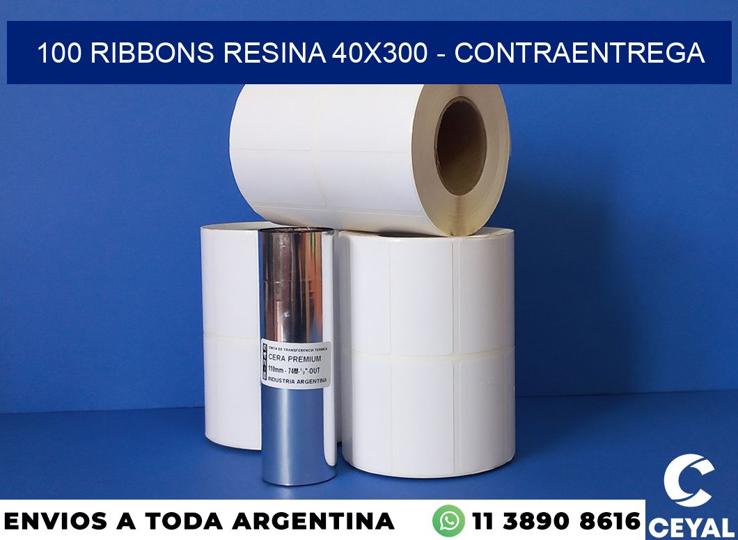100 Ribbons resina 40×300 – contraentrega