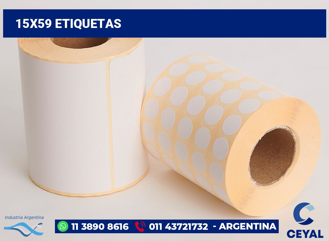 15x59 Etiquetas