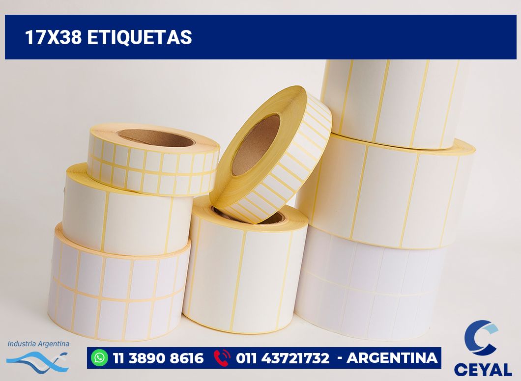 17x38 Etiquetas