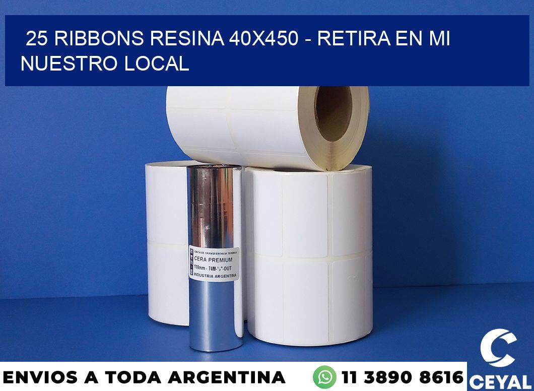 25 Ribbons resina 40×450 – retira en mi nuestro local