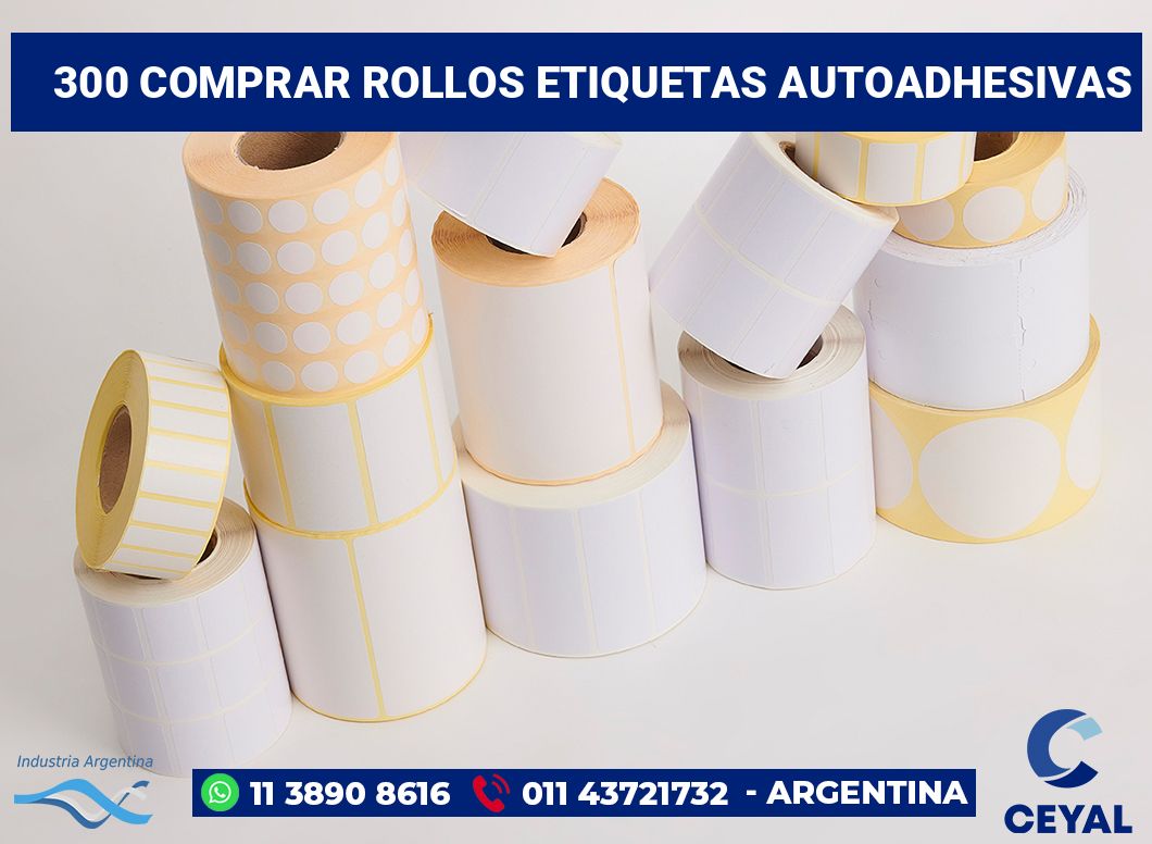 300 Comprar rollos etiquetas autoadhesivas