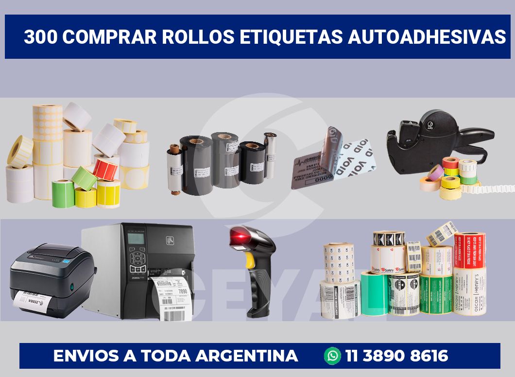 300 Comprar rollos etiquetas autoadhesivas