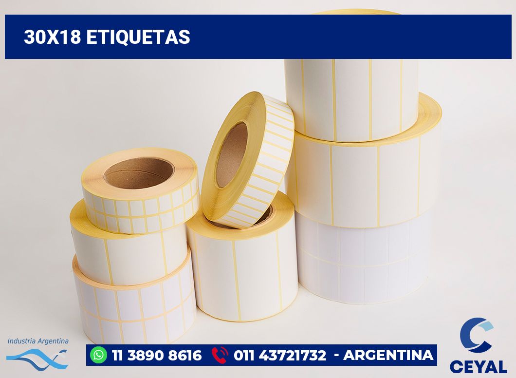 30x18 Etiquetas