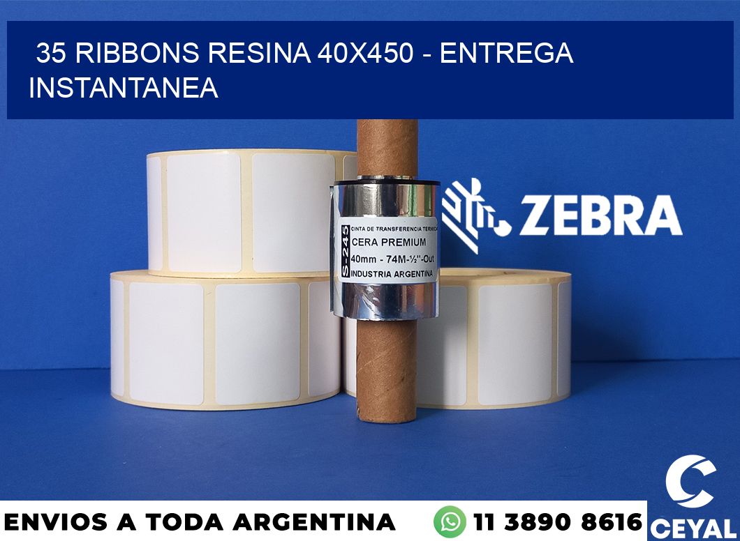 35 Ribbons resina 40x450 - entrega instantanea