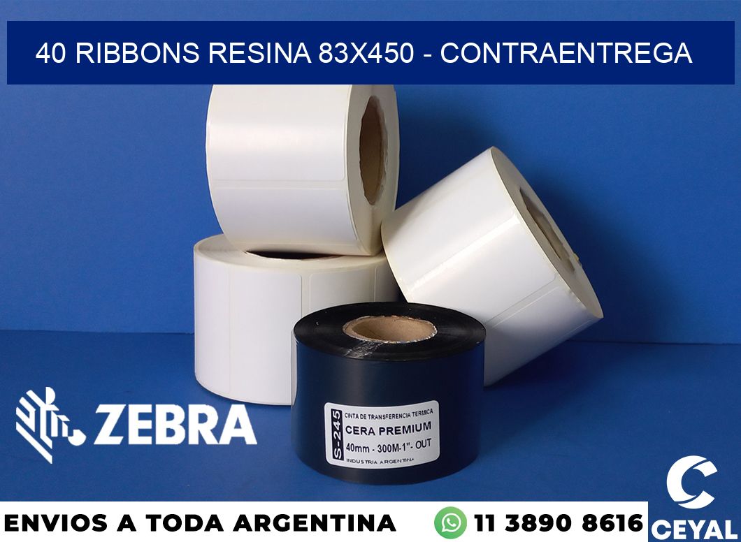 40 Ribbons resina 83x450 - contraentrega