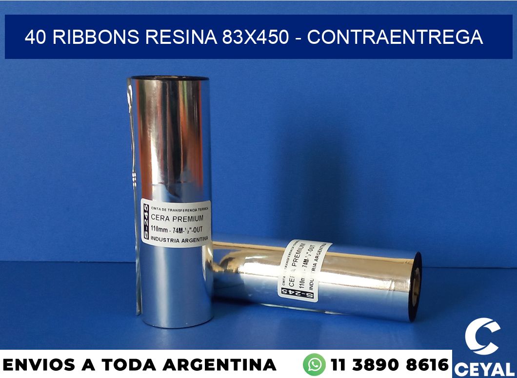 40 Ribbons resina 83×450 – contraentrega