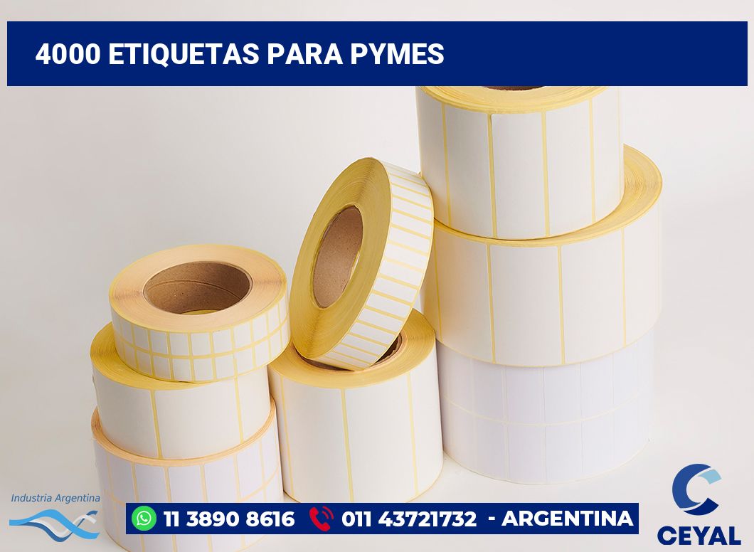 4000 Etiquetas para pymes