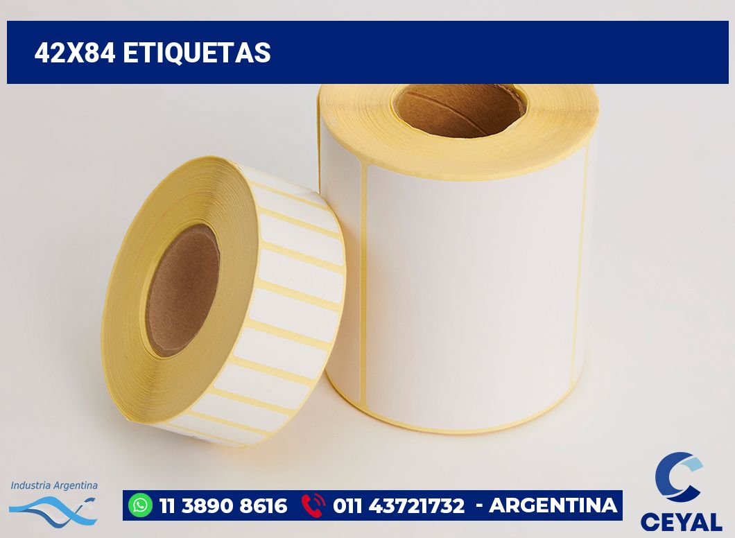 42x84 Etiquetas