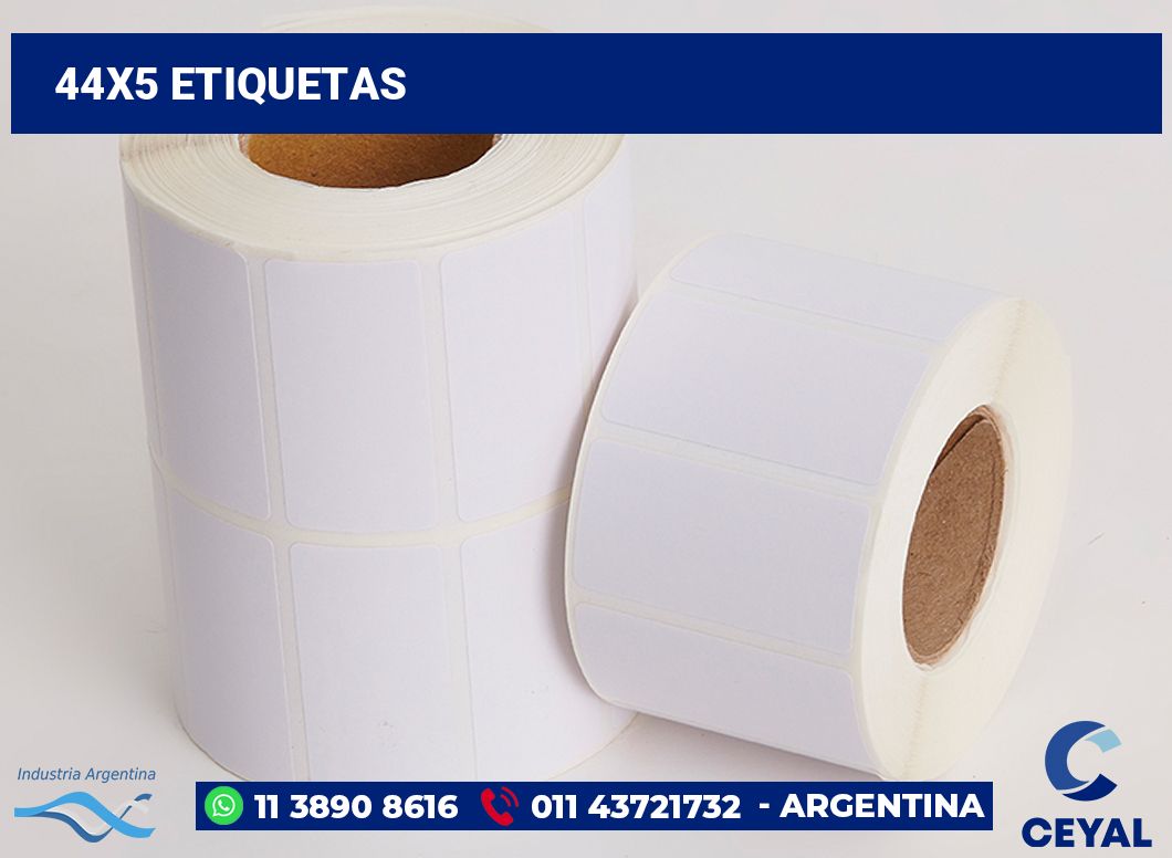 44×5 Etiquetas