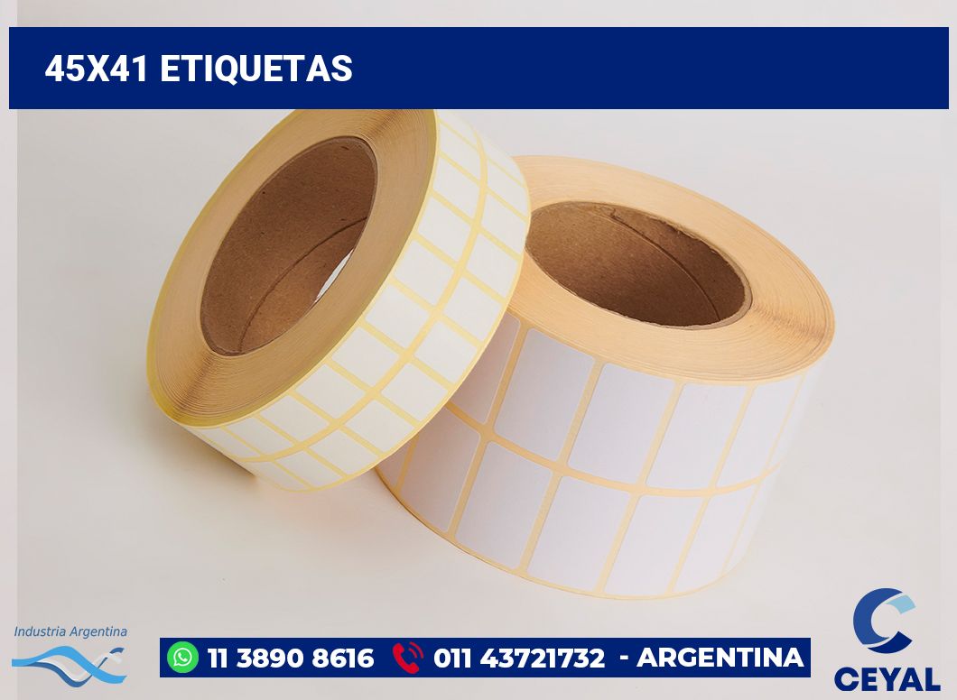 45x41 Etiquetas