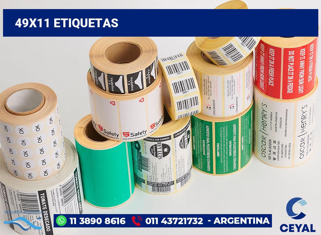49x11 Etiquetas