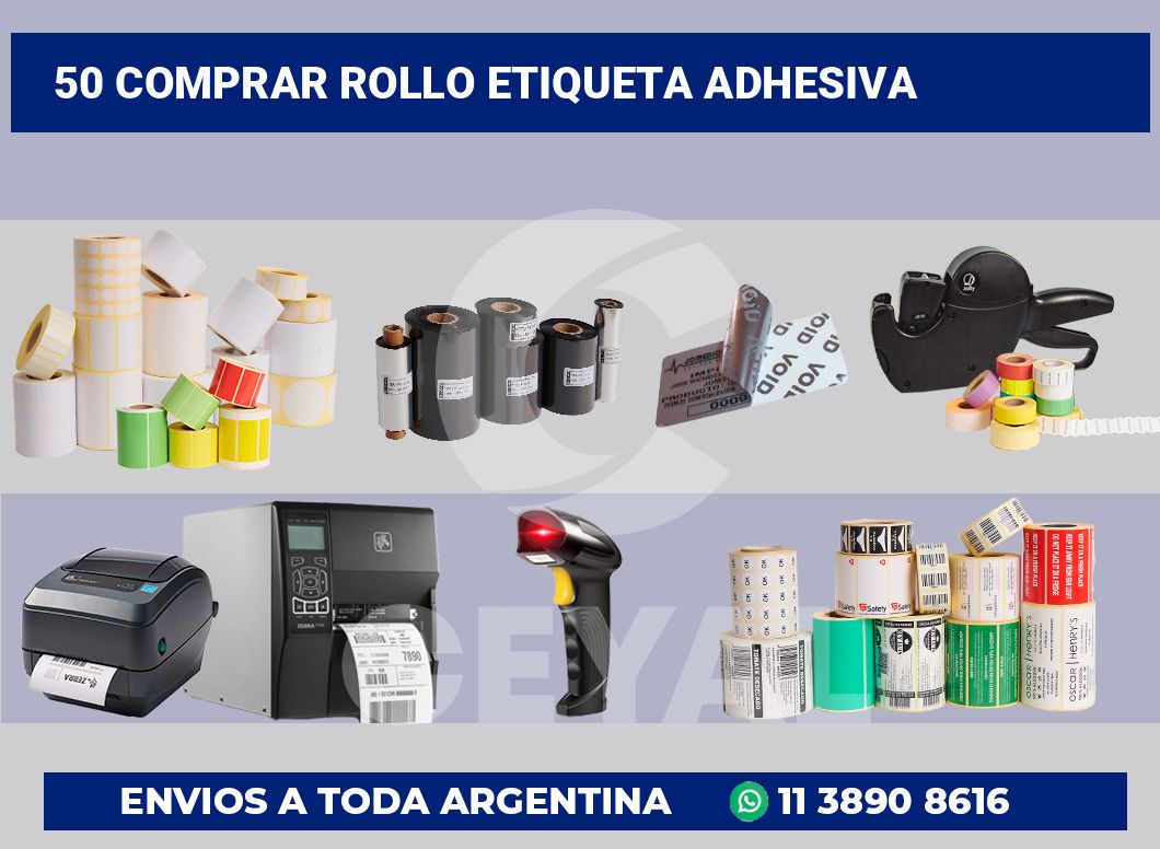 50 Comprar rollo etiqueta adhesiva