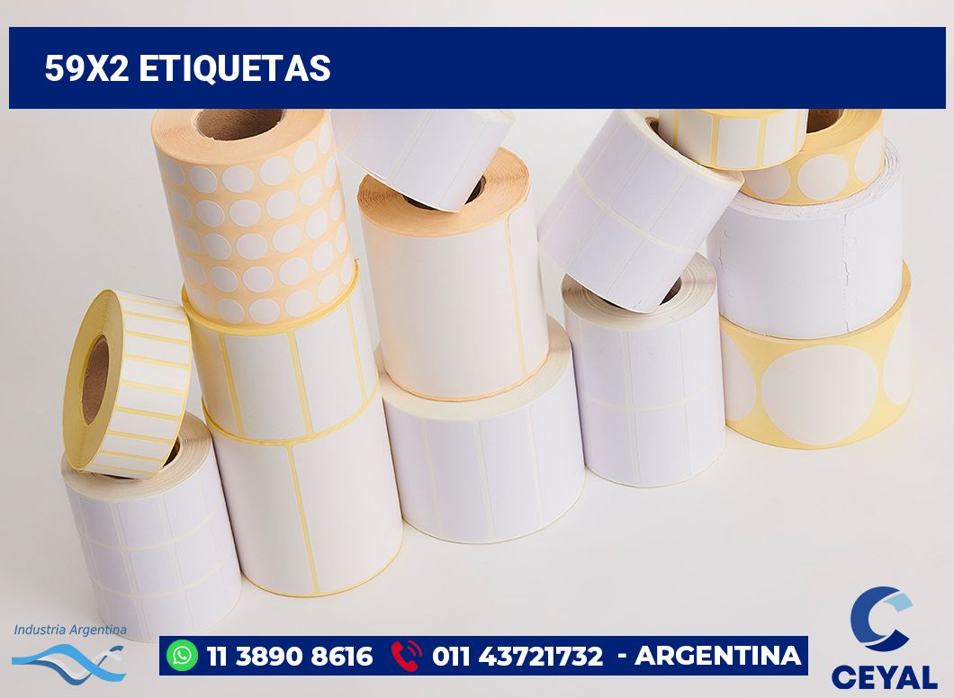 59x2 Etiquetas