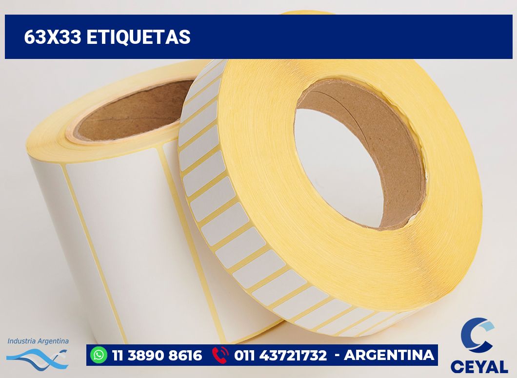 63x33 Etiquetas