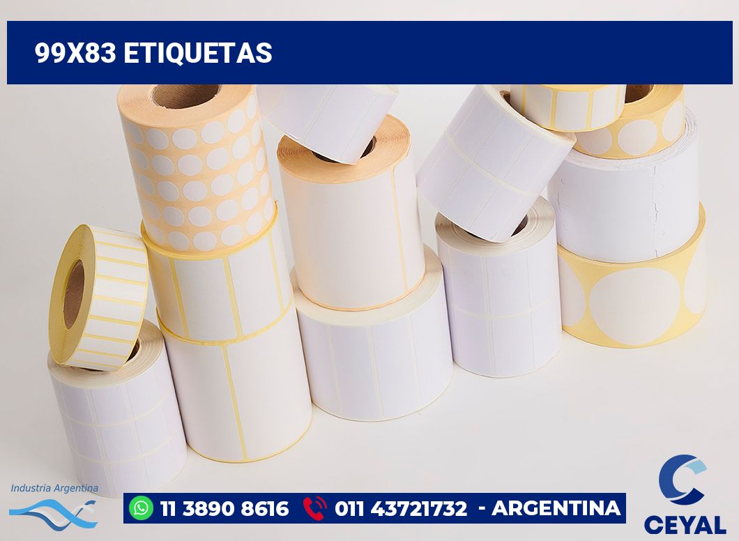 99x83 Etiquetas
