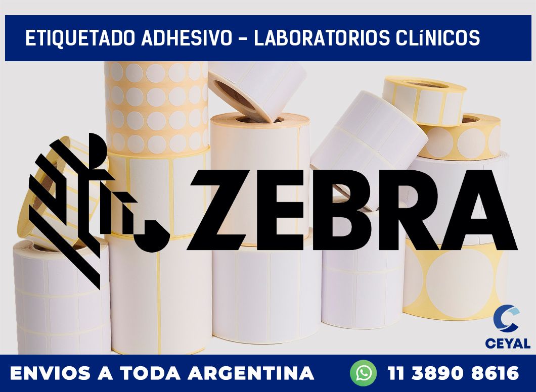 Etiquetado adhesivo – Laboratorios clínicos