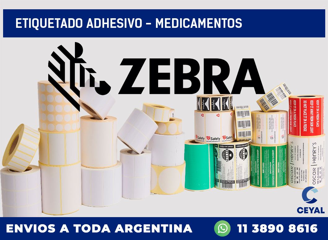 Etiquetado adhesivo – Medicamentos