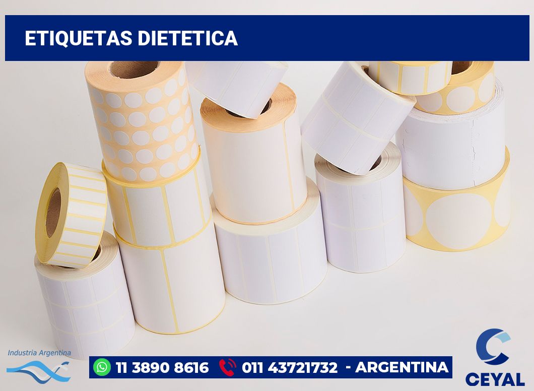 Etiquetas Dietetica