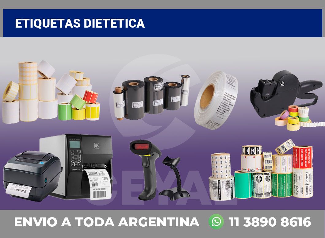 Etiquetas Dietetica