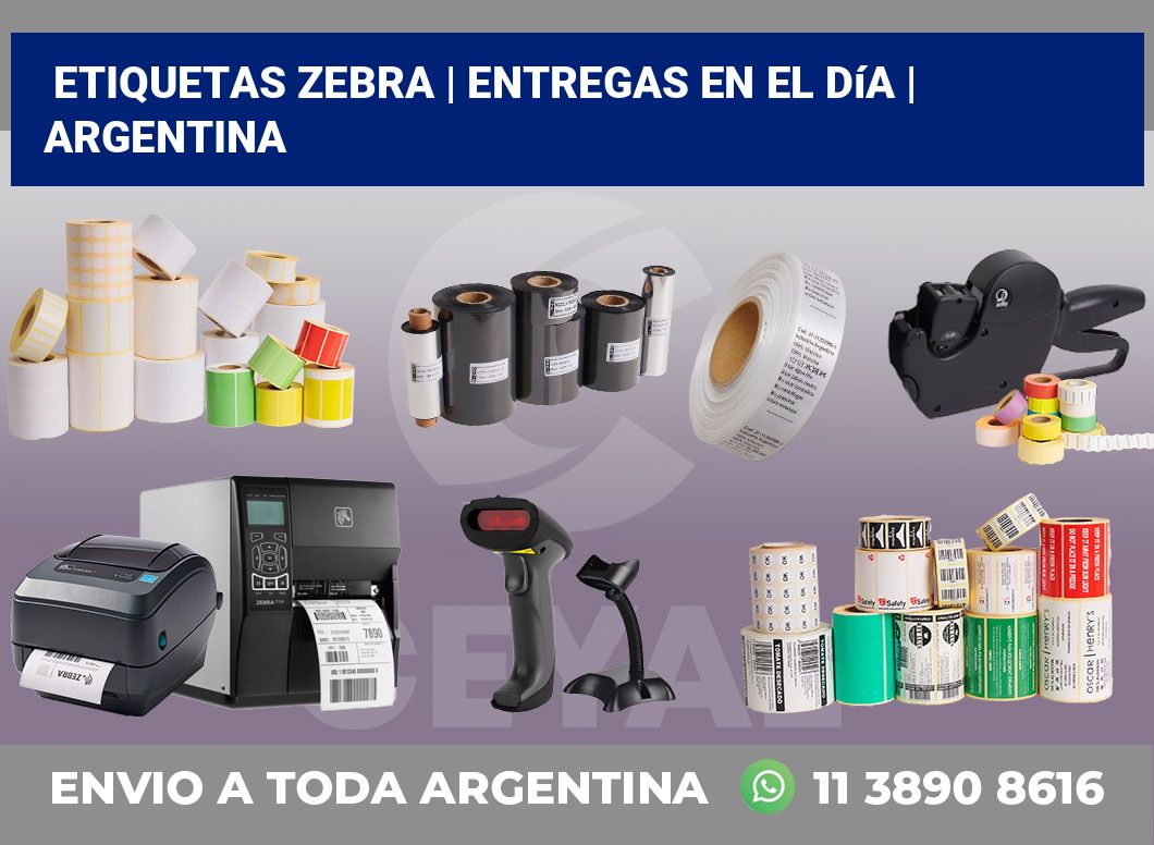 Etiquetas Zebra | Entregas en el día | Argentina