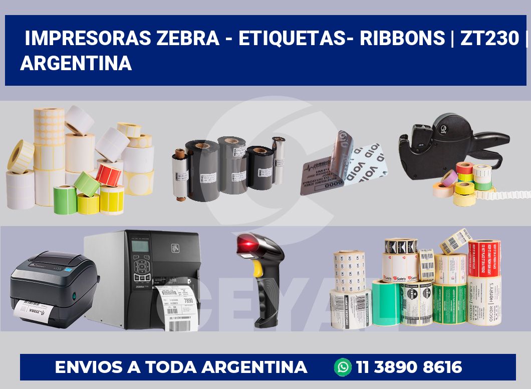 Impresoras Zebra – Etiquetas- Ribbons | zt230 | Argentina