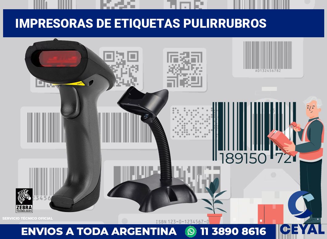Impresoras de etiquetas Pulirrubros