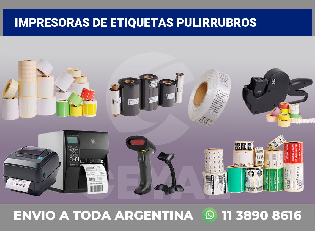 Impresoras de etiquetas Pulirrubros