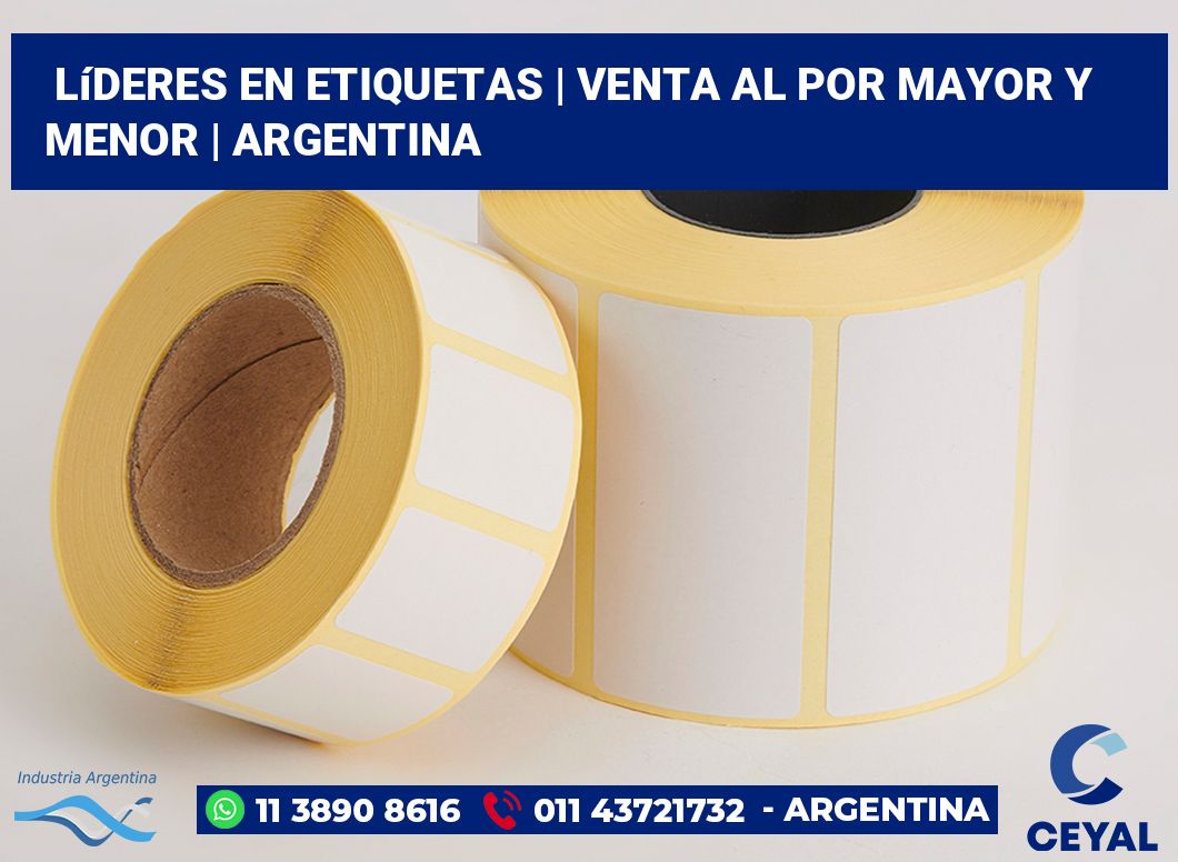 Líderes en etiquetas | Venta al por mayor y menor | Argentina