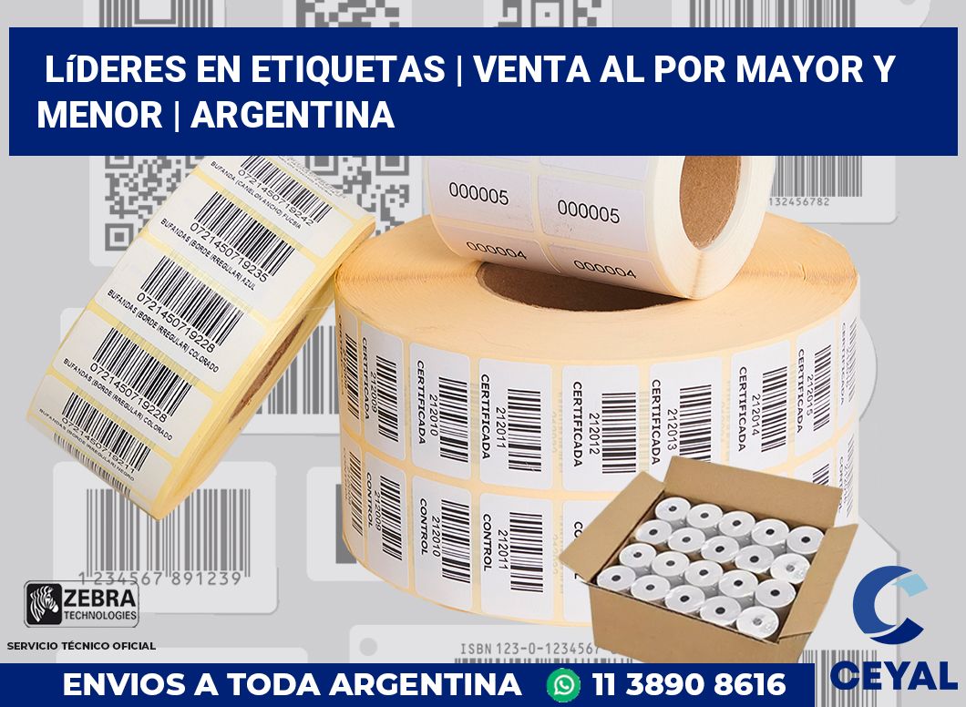 Líderes en etiquetas | Venta al por mayor y menor | Argentina