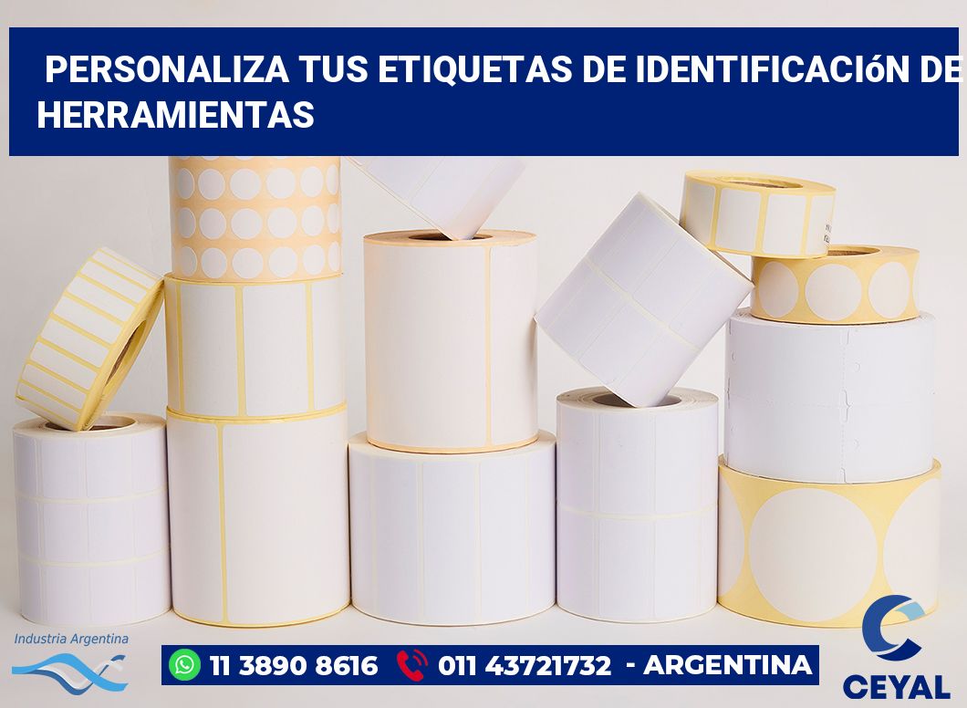 Personaliza tus Etiquetas de Identificación de Herramientas