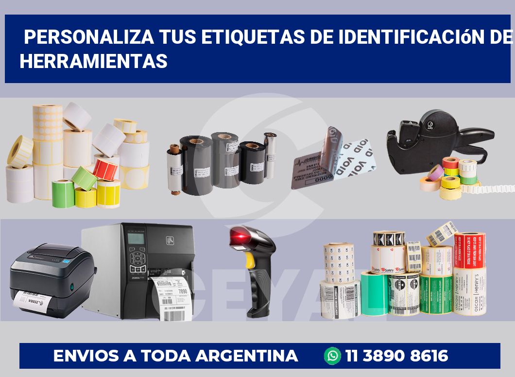 Personaliza tus Etiquetas de Identificación de Herramientas