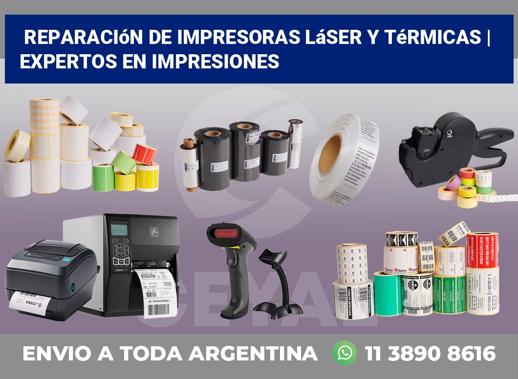 Reparación de impresoras láser y térmicas | Expertos en impresiones