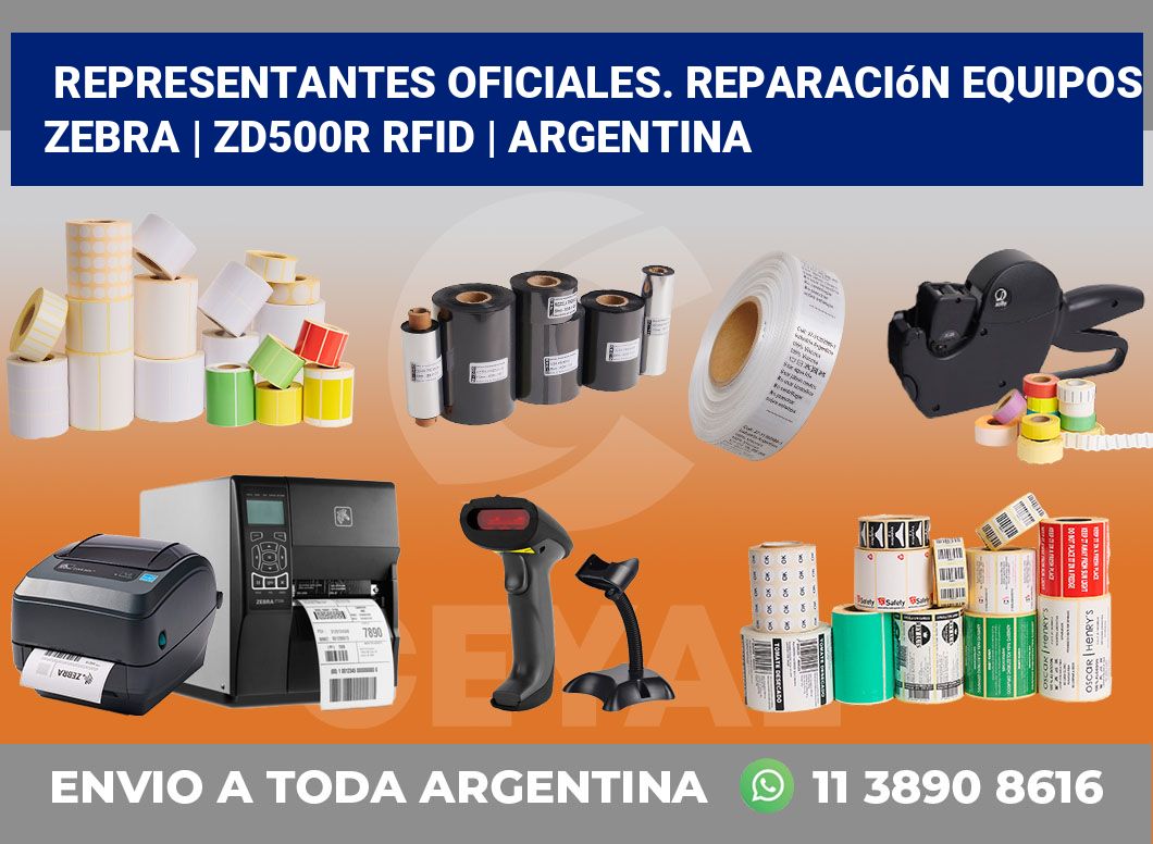 Representantes Oficiales. Reparación Equipos Zebra | ZD500R RFID | Argentina