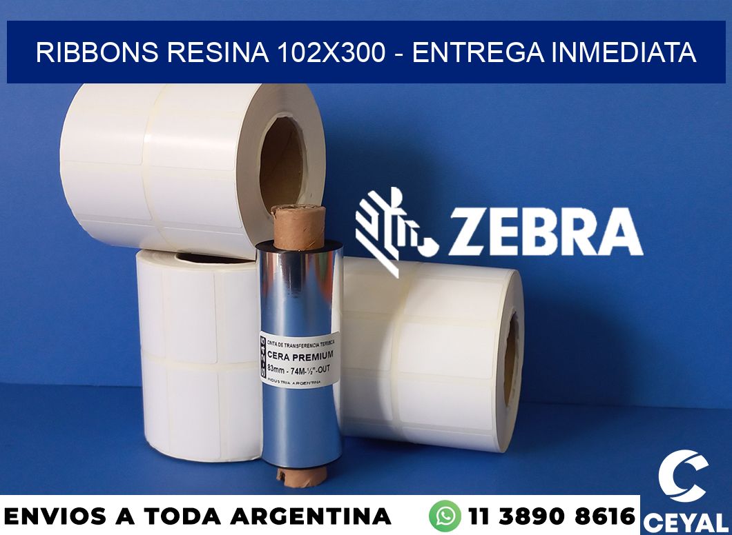 Ribbons resina 102x300 - Entrega inmediata