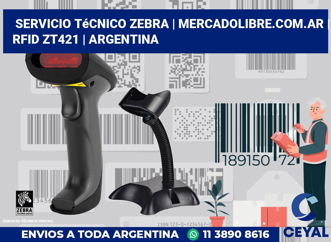 Servicio Técnico Zebra | MercadoLibre.com.ar | RFID ZT421 | Argentina