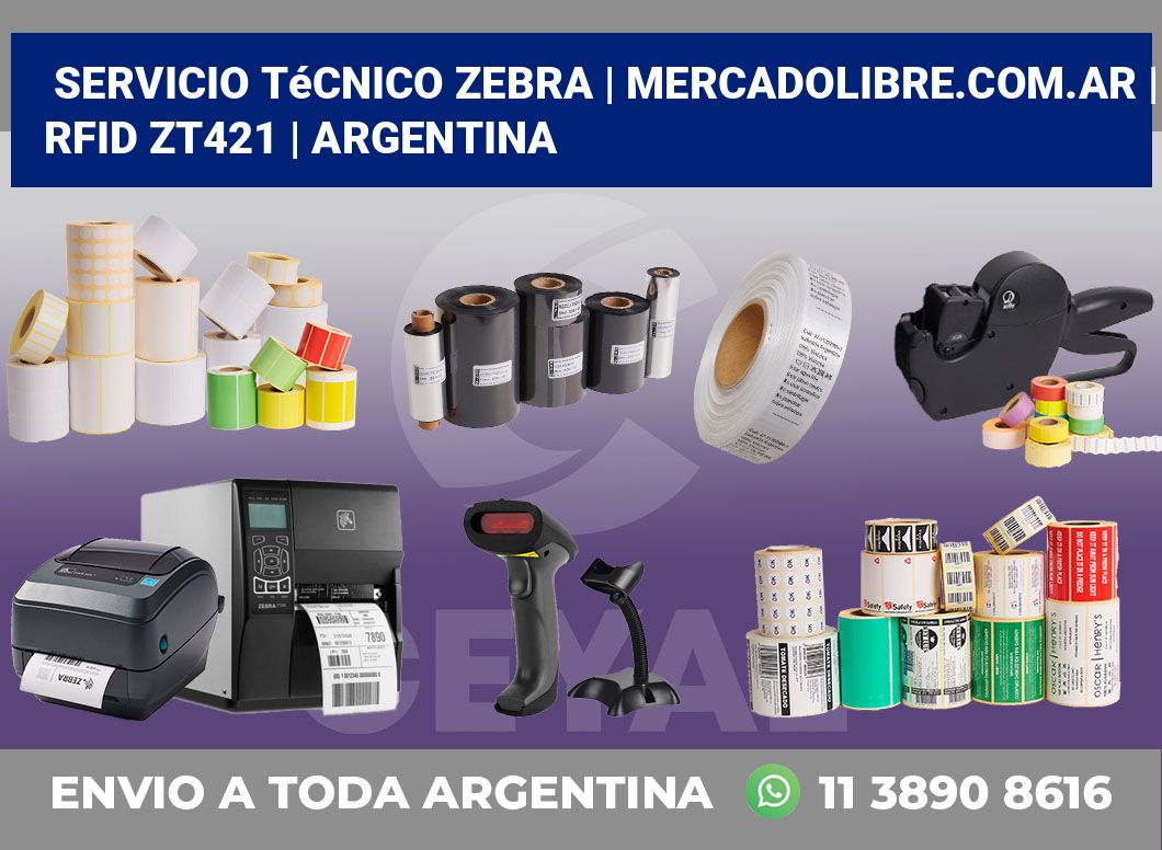 Servicio Técnico Zebra | MercadoLibre.com.ar | RFID ZT421 | Argentina