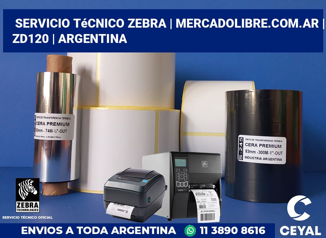 Servicio Técnico Zebra | MercadoLibre.com.ar | ZD120 | Argentina