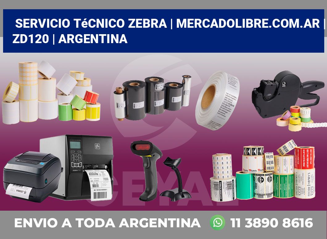 Servicio Técnico Zebra | MercadoLibre.com.ar | ZD120 | Argentina