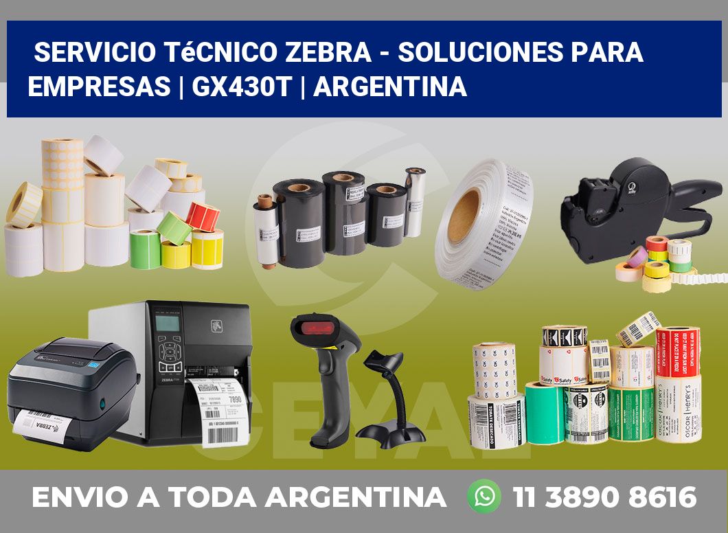 Servicio técnico Zebra – Soluciones para empresas | GX430t | Argentina