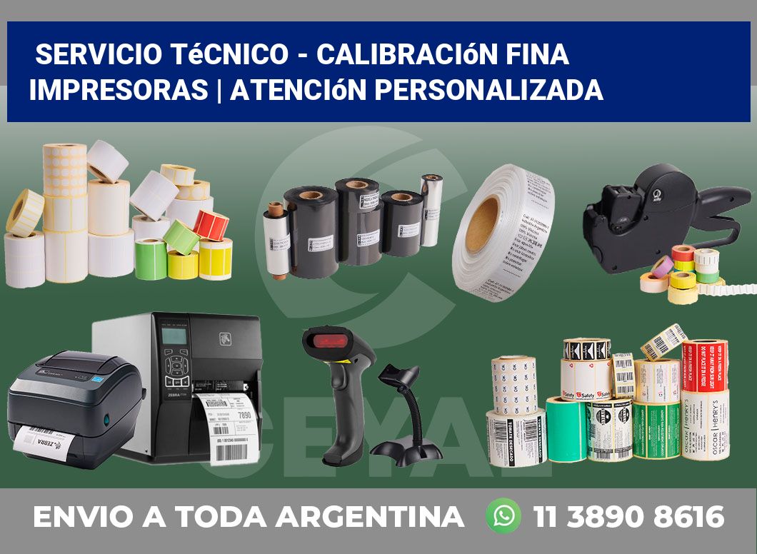 Servicio técnico – calibración fina impresoras | Atención personalizada