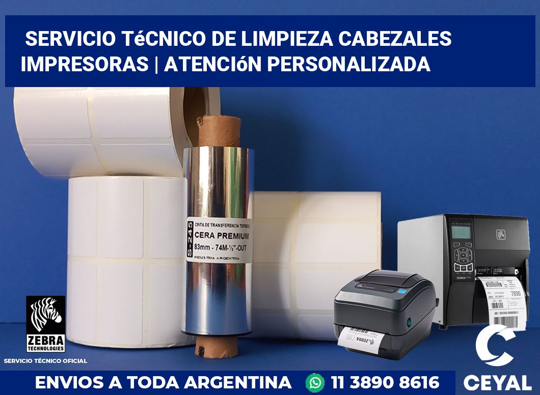 Servicio técnico de limpieza cabezales impresoras | Atención personalizada