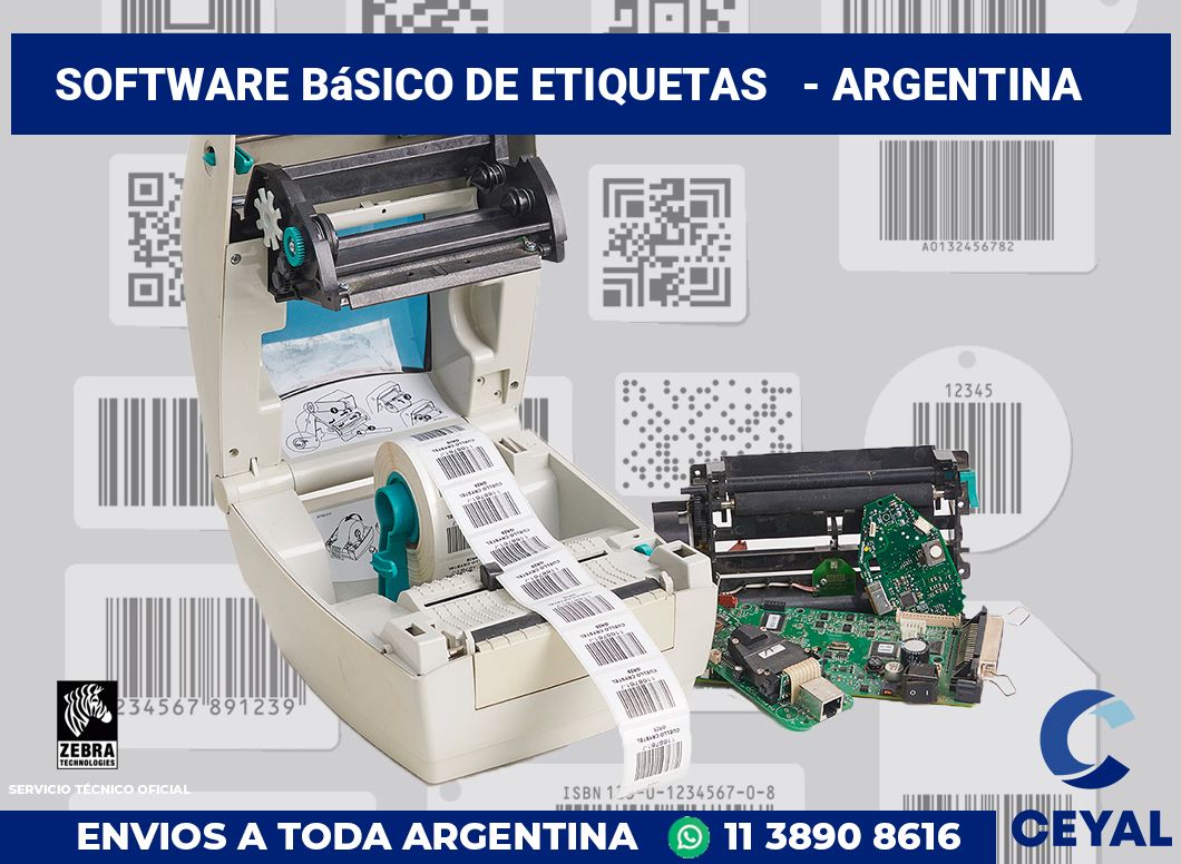 Software básico de etiquetas   - Argentina
