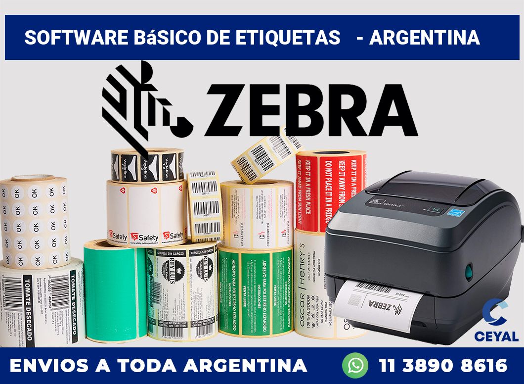 Software básico de etiquetas   – Argentina
