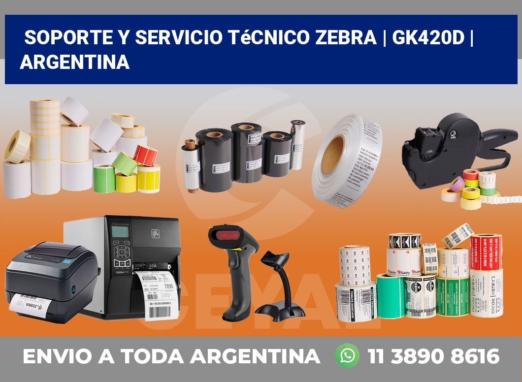 Soporte y servicio técnico Zebra | GK420d | Argentina
