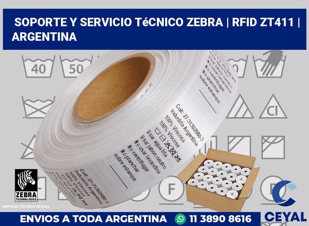Soporte y servicio técnico Zebra | RFID ZT411 | Argentina