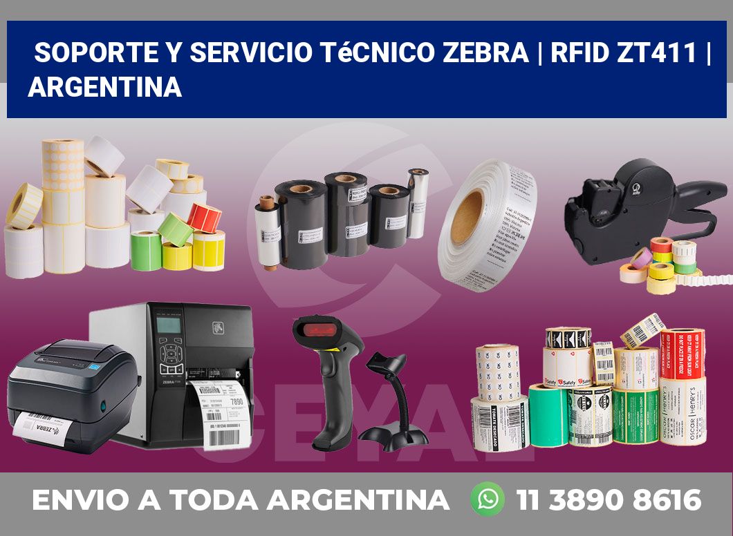 Soporte y servicio técnico Zebra | RFID ZT411 | Argentina