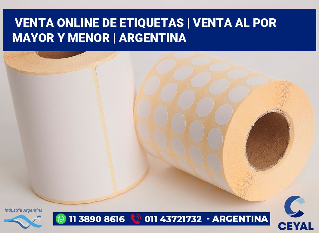 Venta online de etiquetas | Venta al por mayor y menor | Argentina