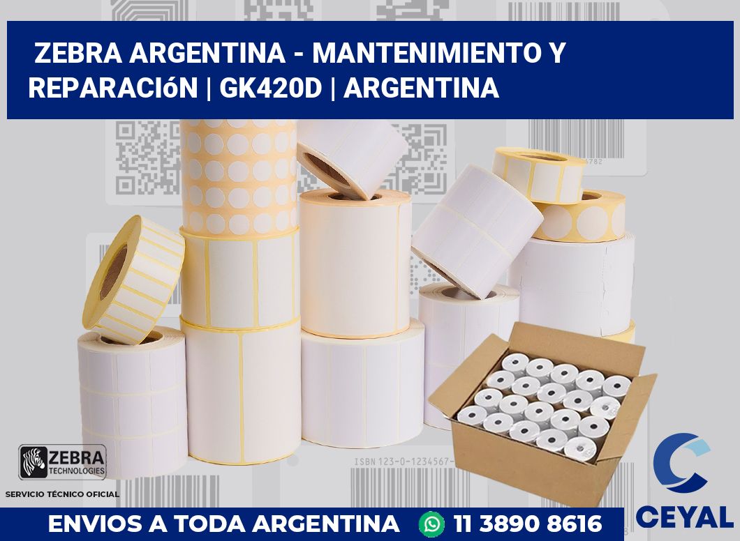 Zebra argentina - Mantenimiento y reparación | GK420d | Argentina