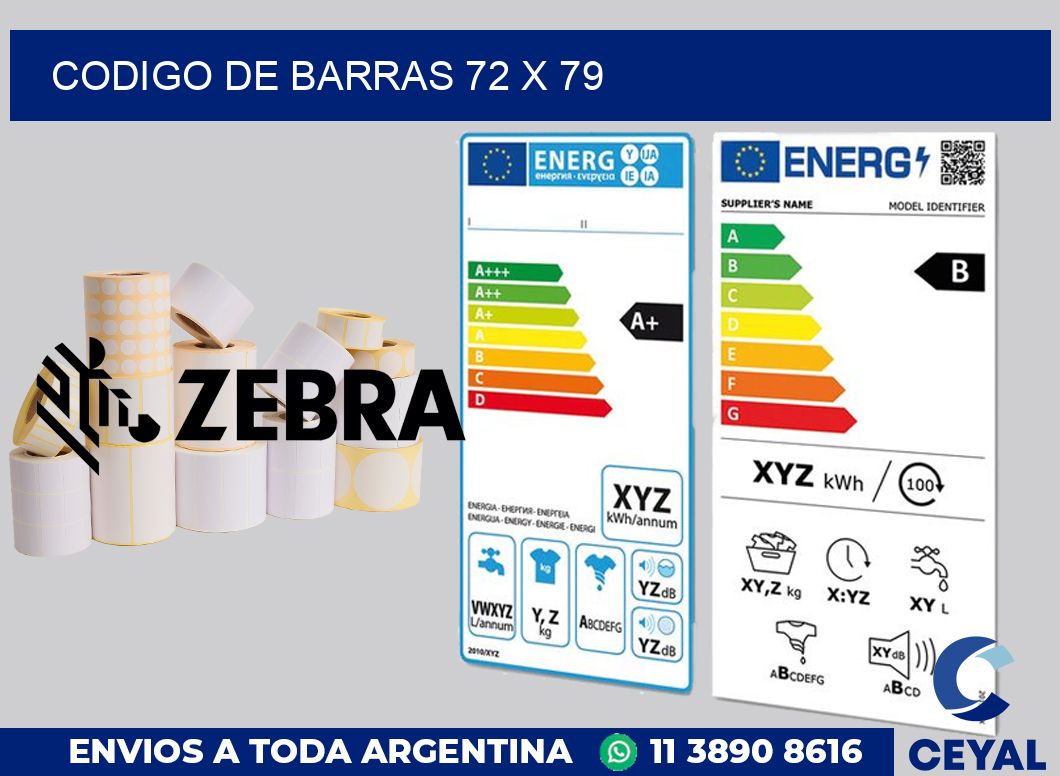 codigo de barras 72 x 79