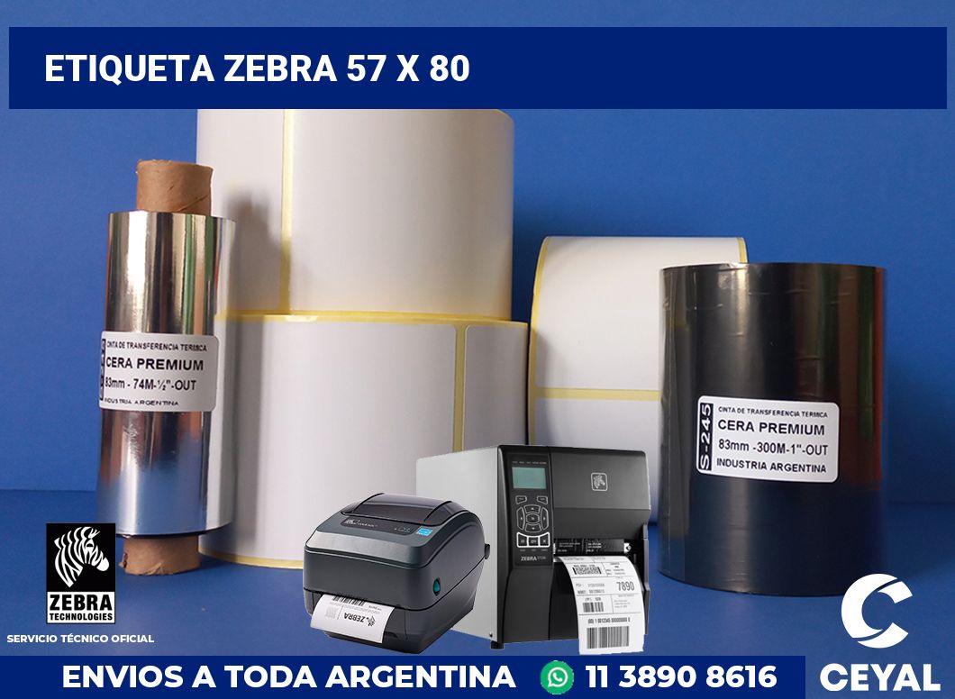 etiqueta zebra 57 x 80